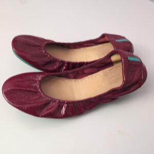 Tieks Ballet Flats Shoes Women's Size 10 Ruby Red Tiek Shoes Ballet Flats